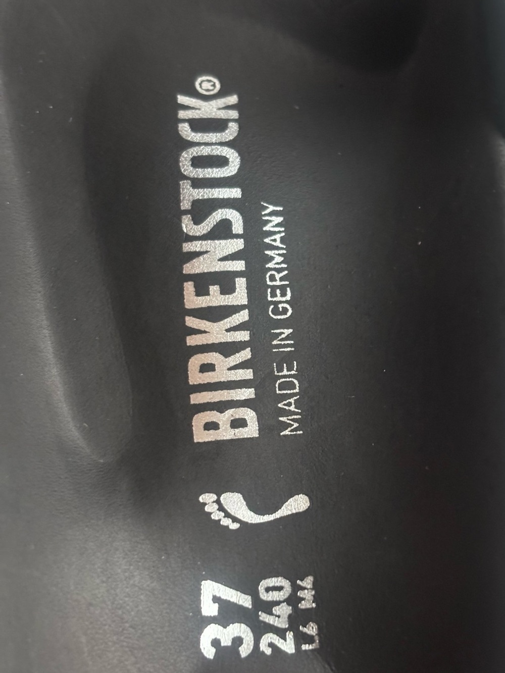 Birkenstock 💅 MADRID Big Buckle Black Leather Sandals Slides 37 38 39 40 6 7 8 9 - Picture 5 of 9
